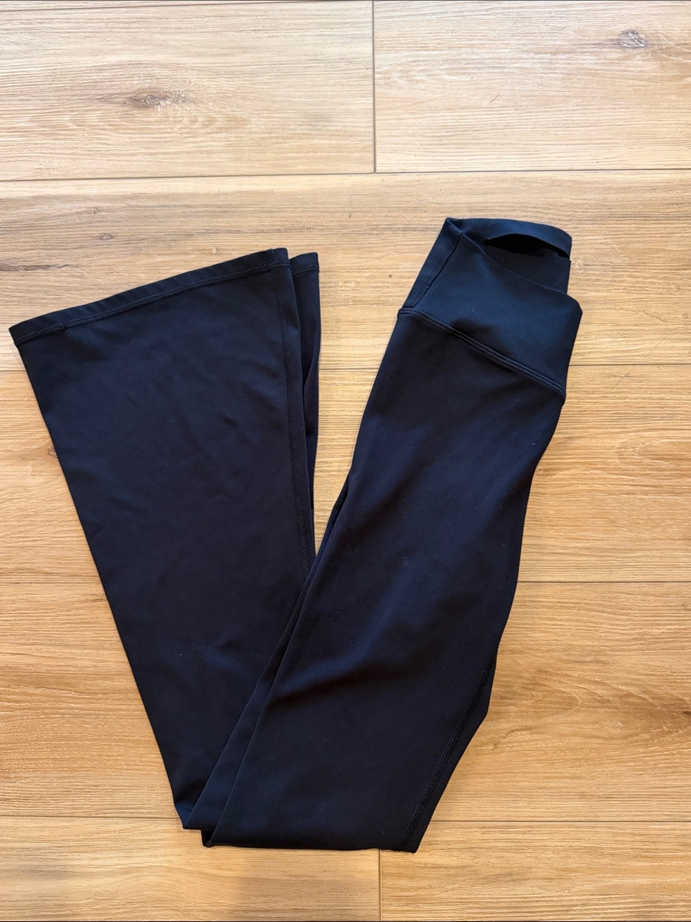 Mono B Black Bootcut Flare Leggings
